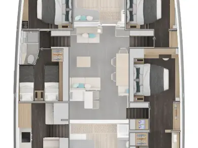 Alquiler Catamarán Lagoon con o sin  título de navegación