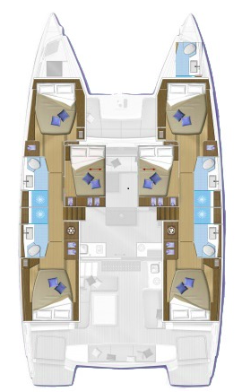 Alquiler Catamarán Lagoon con o sin  título de navegación