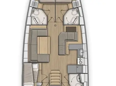 Alquiler de barcos Capo d'Orlando barato de Oceanis 51.1
