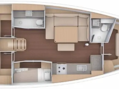 Alquiler de Velero, con o sin patrón Dufour Palermo