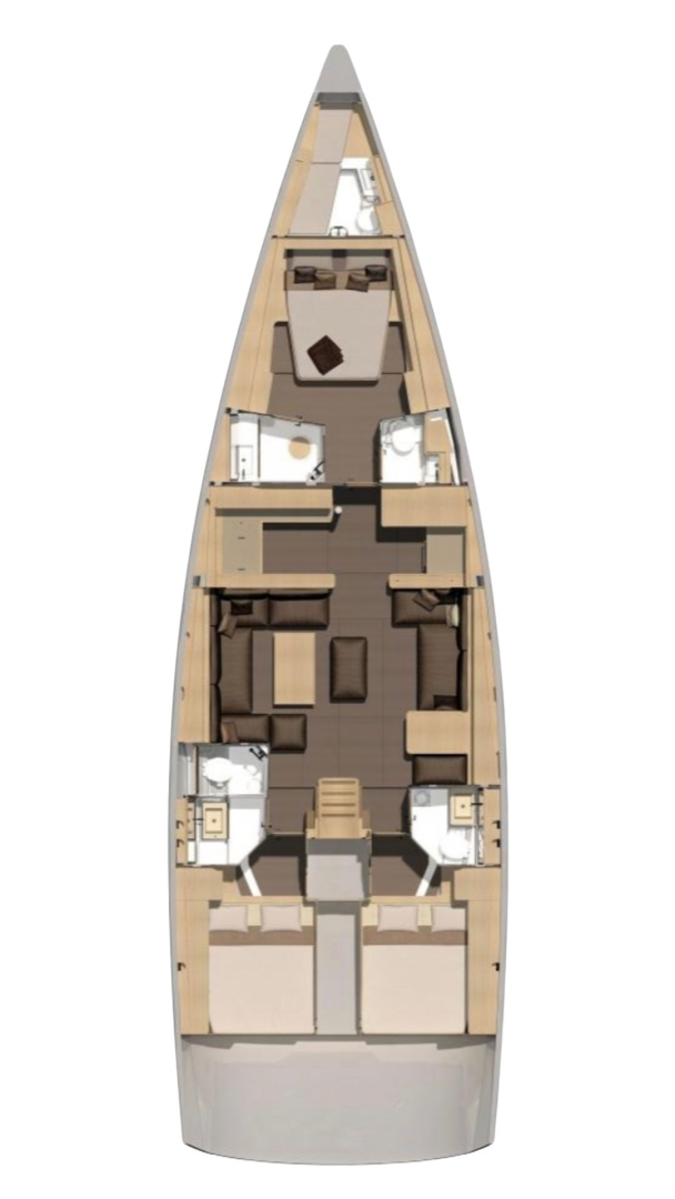 Alquiler Velero Dufour con o sin  título de navegación