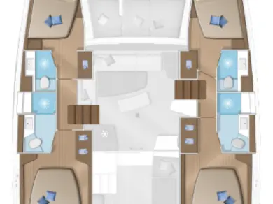 Alquiler Catamarán Lagoon con o sin  título de navegación