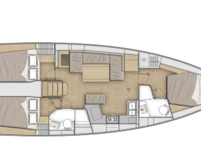 Alquiler Velero Bénéteau con o sin  título de navegación