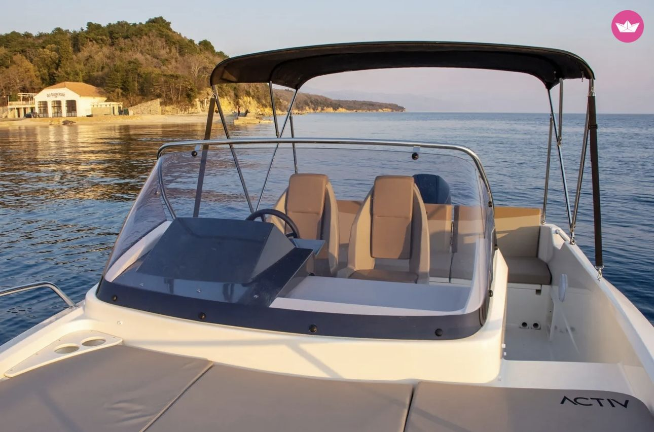 Alquiler Kolýmpia - Quicksilver Activ 675 Sundeck en SamBoat