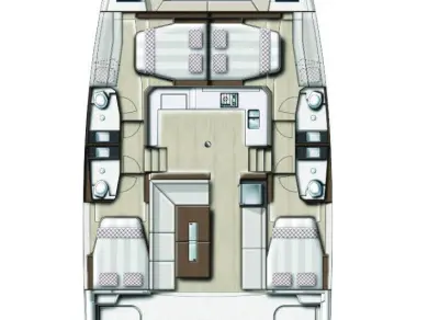 Alquiler Catamarán en Biograd na Moru - Bali Bali Catspace Voile