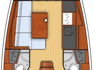 Alquiler de barcos Biograd na Moru barato de Oceanis 38.1