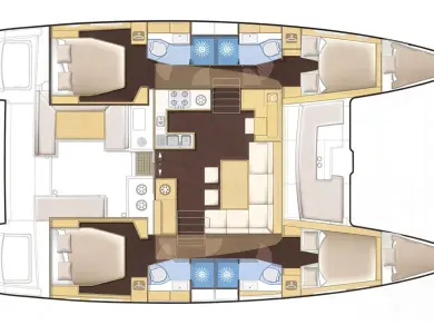Alquiler de embarcaciones Lagoon Lagoon 450 enCos en Samboat