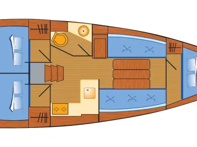 Alquiler Velero en Biograd na Moru - Jeanneau Sun Odyssey 349