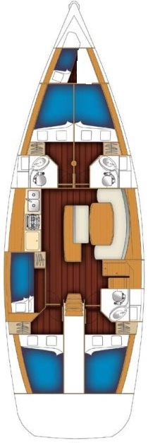 Alquiler de embarcaciones Bénéteau Cyclades 50.5 enSukošan en Samboat