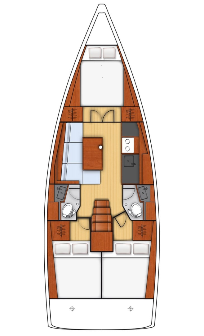 Alquiler de Bénéteau Oceanis 38.1 en Komolac