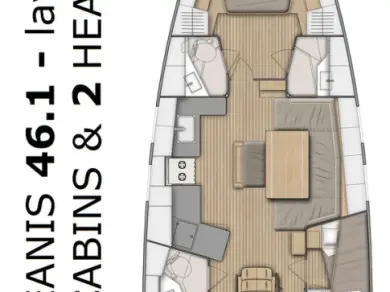 Alquiler de embarcaciones Bénéteau Oceanis 46.1 enSplit en Samboat