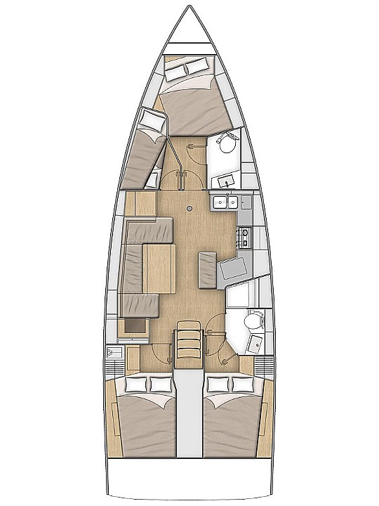 Alquiler de barcos Lefkáda barato de Oceanis 40.1