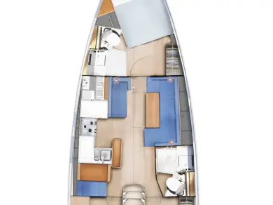 Jeanneau Sun Odyssey 410 de alquiler a Lefkáda
