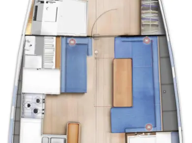 Alquiler Velero Jeanneau con o sin  título de navegación