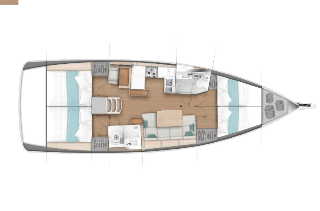 Alquiler de Velero, con o sin patrón Jeanneau North Aegean