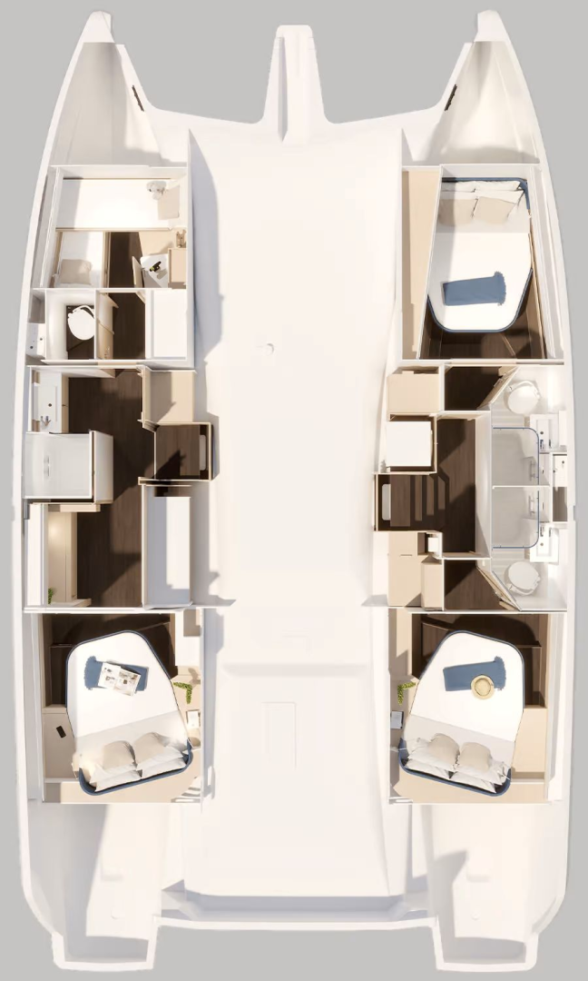 Alquiler de embarcaciones Fountaine Pajot Fountaine Pajot FP 44 Maestro - 3 cab. enRoad Town en Samboat