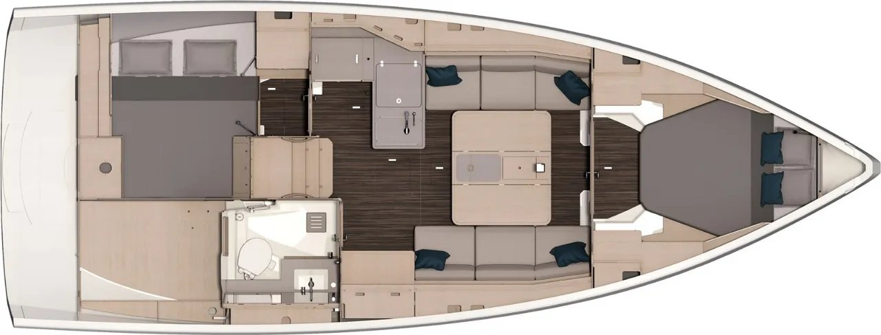 Alquiler de Velero, con o sin patrón Dufour Palermo