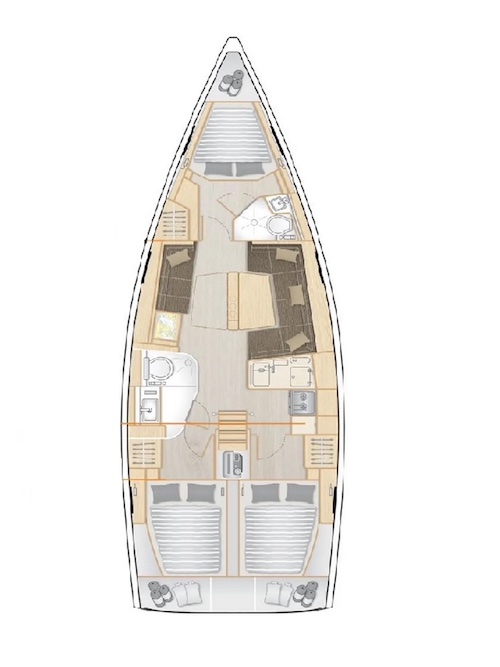 Alquiler de Hanse Hanse 388 en Seget Donji