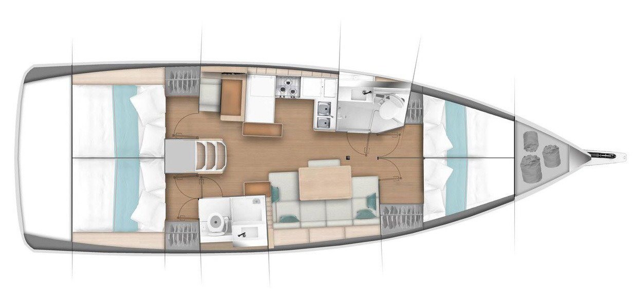 Alquiler de barcos Gouviá barato de Sun Odyssey 440