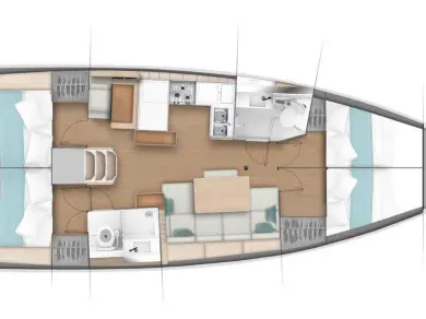Alquiler de barcos Gouviá barato de Sun Odyssey 440