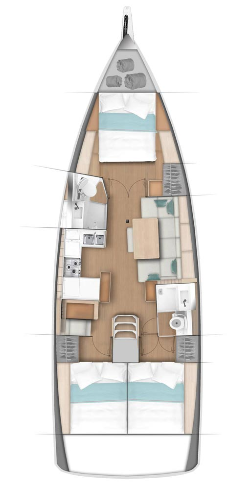 Alquiler Velero en Biograd na Moru - Jeanneau Sun Odyssey 440