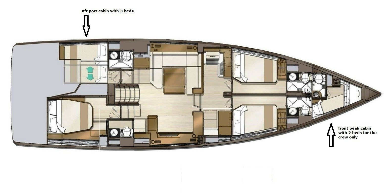 Alquiler Seget Donji - Jeanneau Jeanneau 60 en SamBoat
