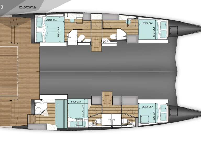Alquiler Olbia - Wave Catamarans Wave 50 - 5 cab. en SamBoat