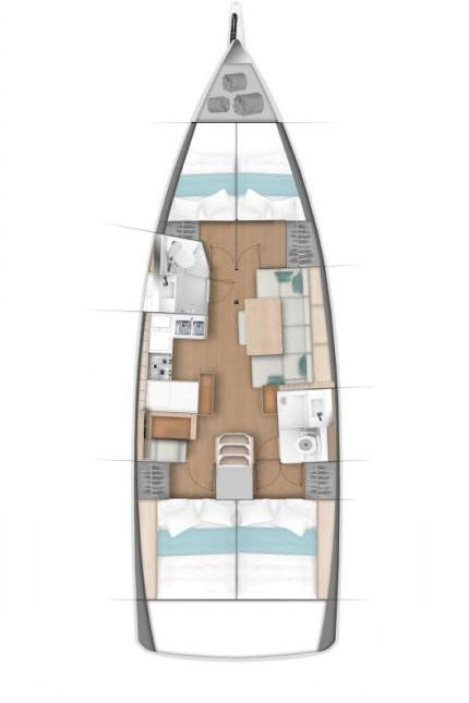 Alquiler de Jeanneau Sun Odyssey 440 en Kaštela