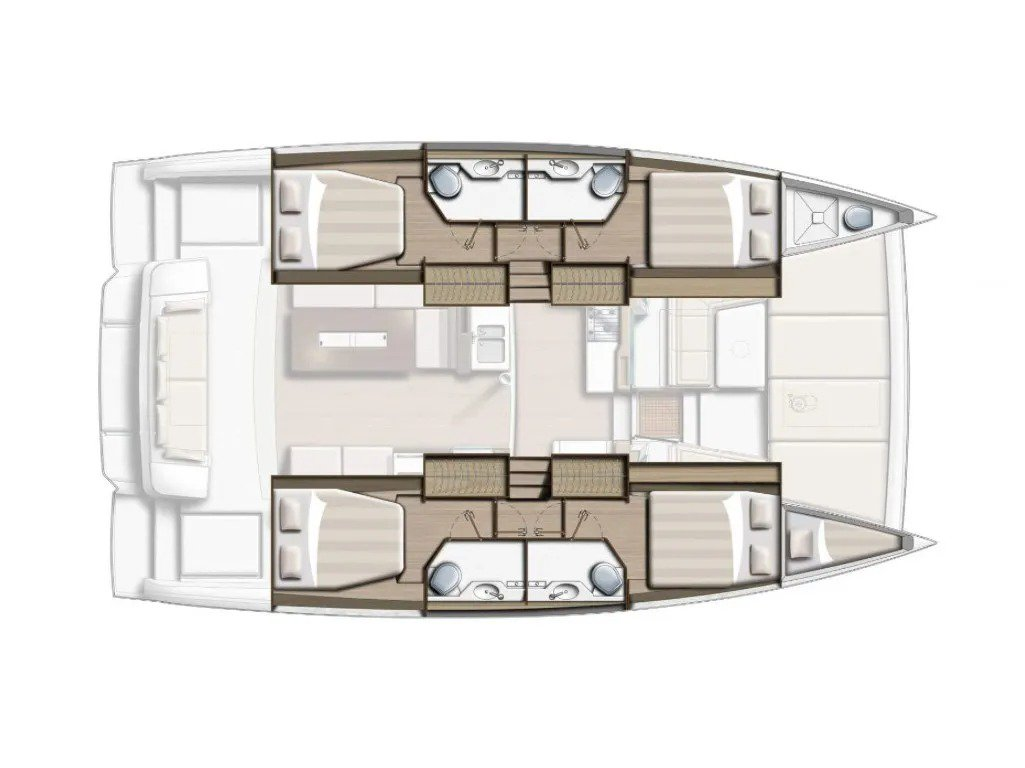 Alquiler Catamarán en Bormes-les-Mimosas - Bali Bali 4.2