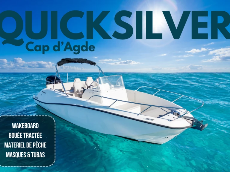 Quicksilver Activ 675 Open de alquiler a Le Cap d'Agde