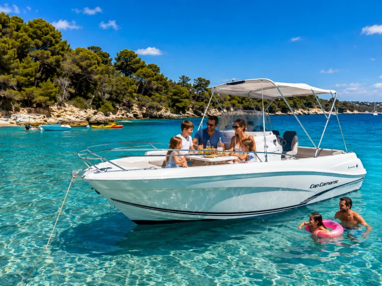 Alquiler de Jeanneau Cap Camarat 5.5 CC Serie 2 Style en Palavas-les-Flots