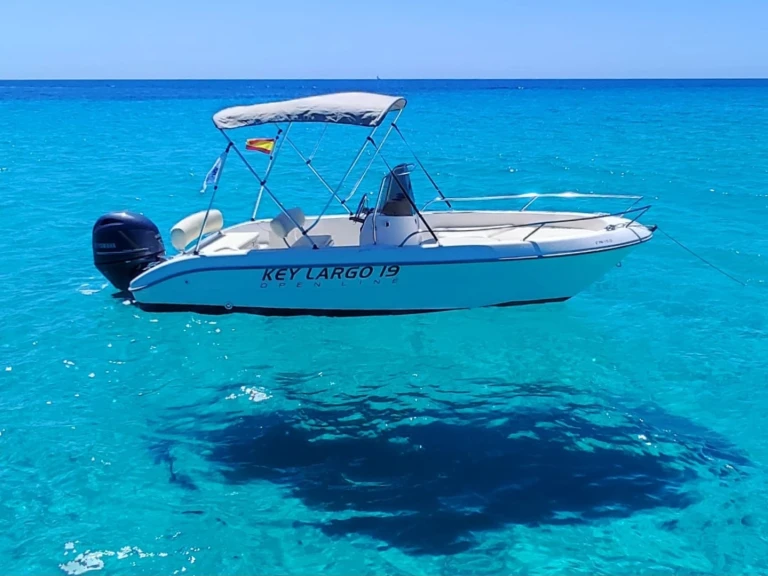 Alquiler de barcos Puerto de Fornells barato de Key Largo 19
