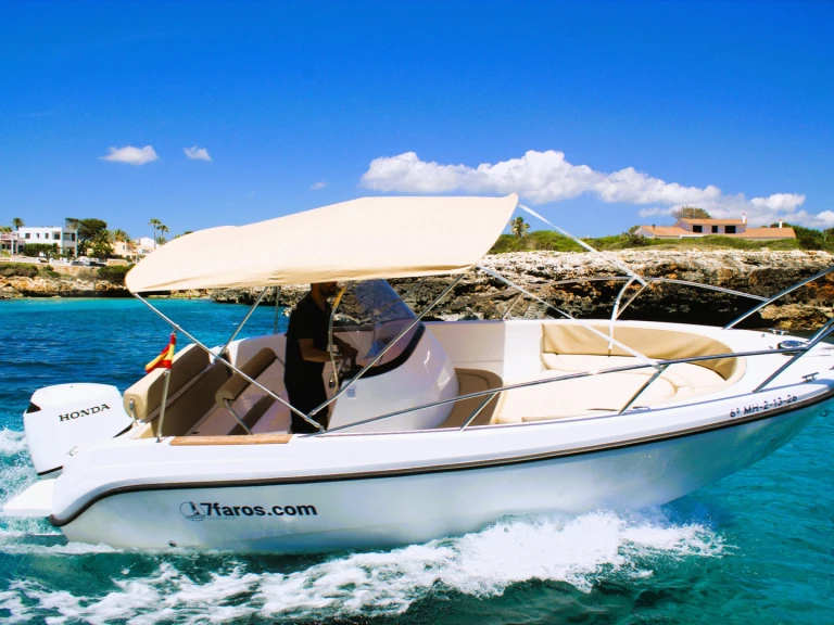 Alquiler Lancha Polyester Yacht con o sin  título de navegación