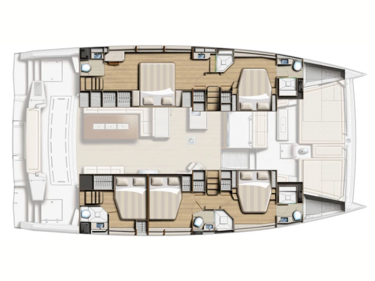 Alquiler Catamarán en Capo d'Orlando - Bali Bali 5.4