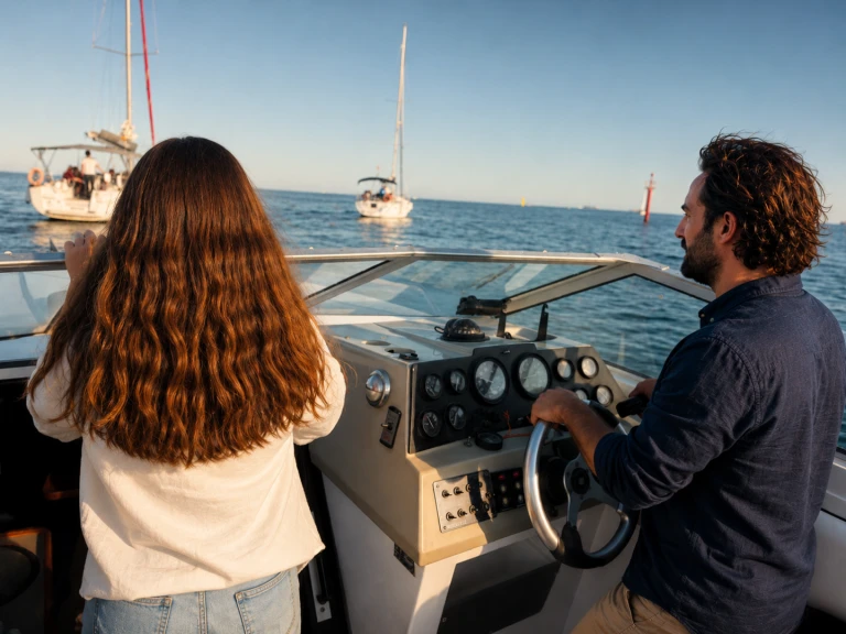 Lancha para alquilar Port Olímpic de Barcelona al mejor precio