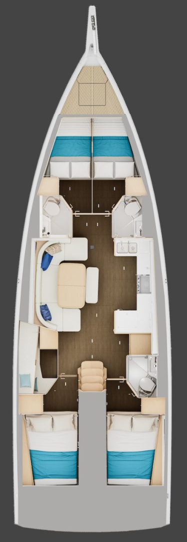 Jeanneau Sun Odyssey 455 de alquiler a Parham Town