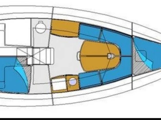 Alquiler de Velero, con o sin patrón Pogo Structures Quiberon