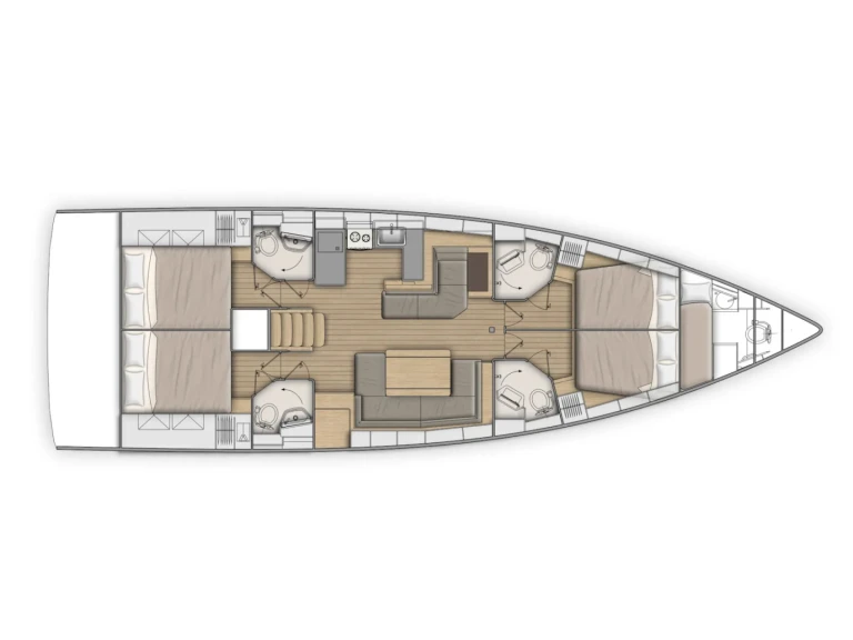 Alquiler de barcos Primošten barato de Oceanis 51.1