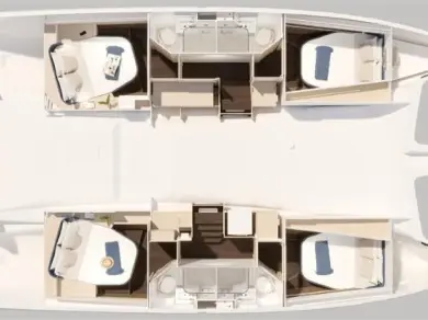 Alquiler Álimos - Fountaine Pajot Fountaine Pajot FP 44 Quatuor - 4 + 2 cab. en SamBoat