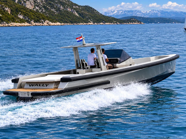 Wally Tender 45 de alquiler a Hvar