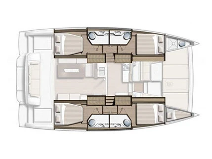 Alquiler Catamarán en Volos - Bali Bali 4.2 CAT/5 cab