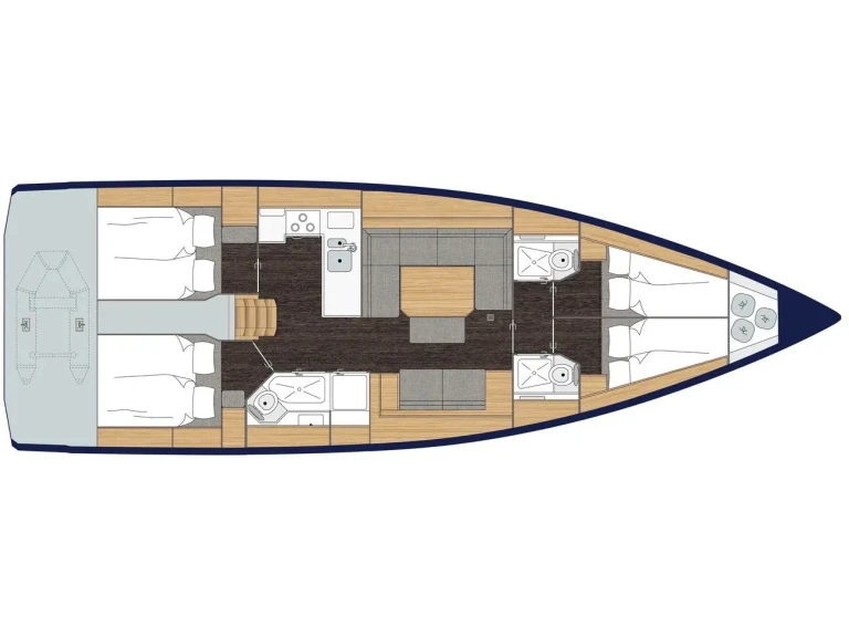 Alquiler de Bavaria Bavaria C45/4 cbs en Volos
