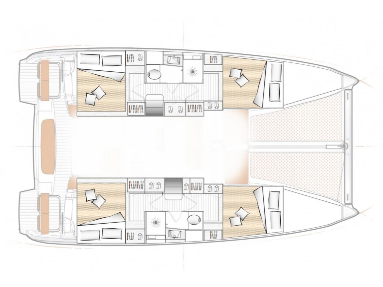Alquiler Catamarán en Tivat - Excess Excess 11 (Cat)/6 cab