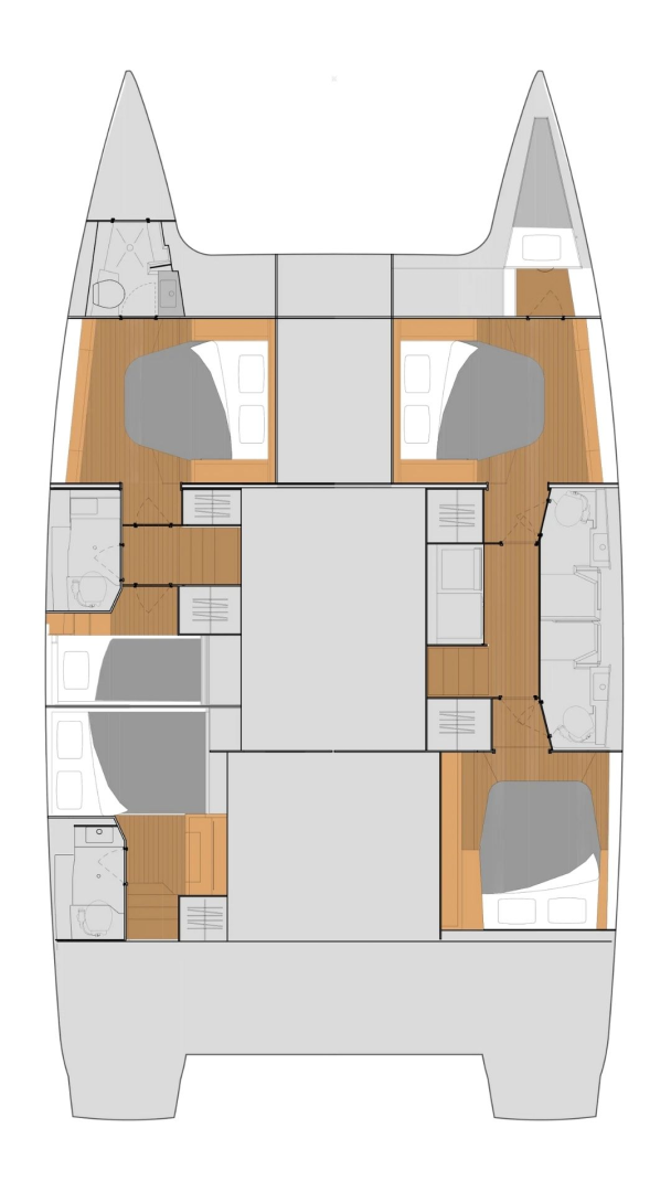 Alquiler de embarcaciones Fountaine Pajot Tanna 47 enFethiye en Samboat