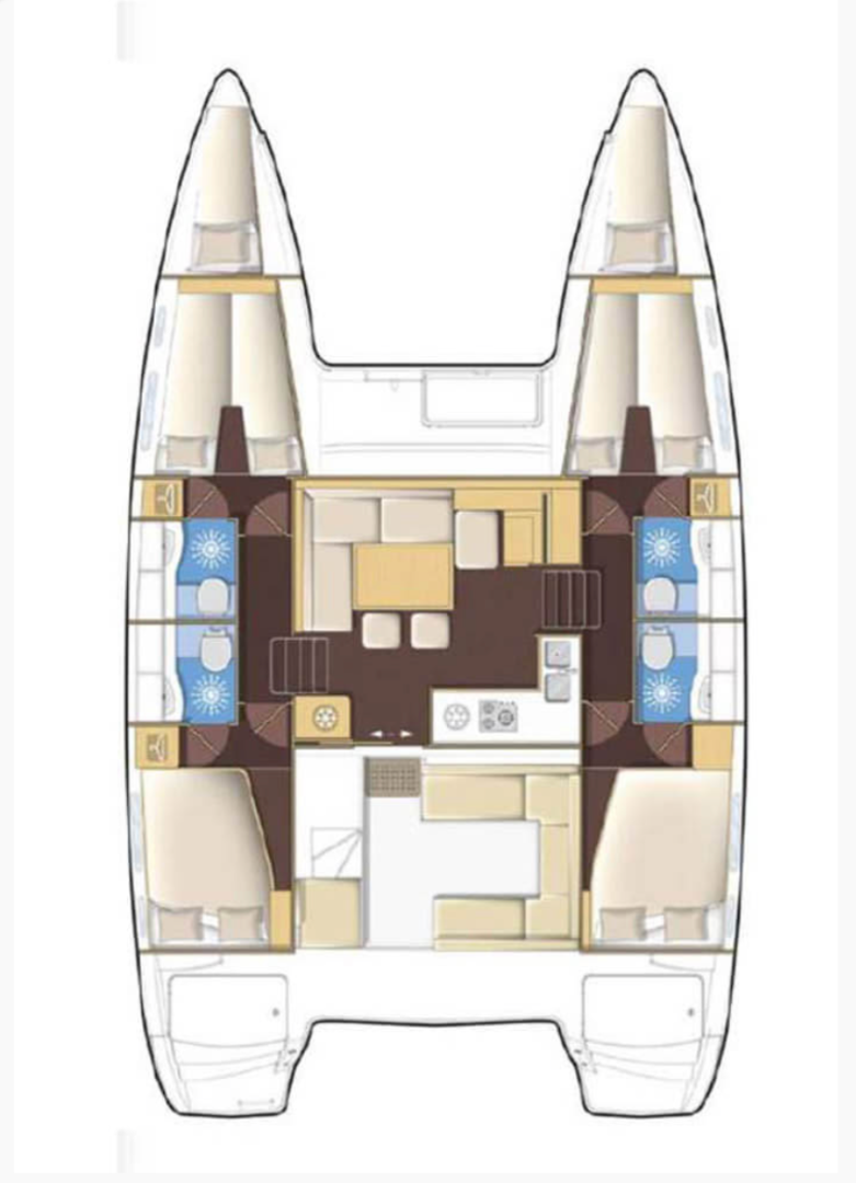 Alquiler de Lagoon Lagoon 400 S2 en Fethiye