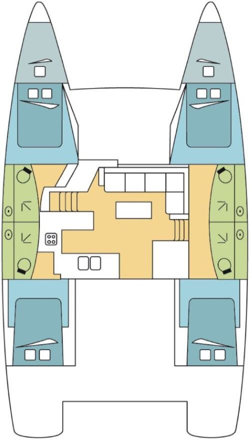 Alquiler de Fountaine Pajot Elba 45 en Bas du Fort