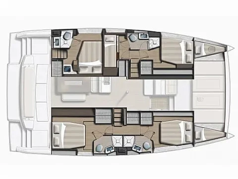 Alquiler Catamarán en Lávrio - Bali Bali 4.6