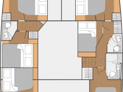 Alquiler Catamarán Fountaine Pajot con o sin  título de navegación