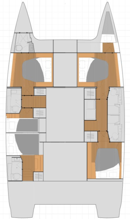 Alquiler Catamarán Fountaine Pajot con o sin  título de navegación