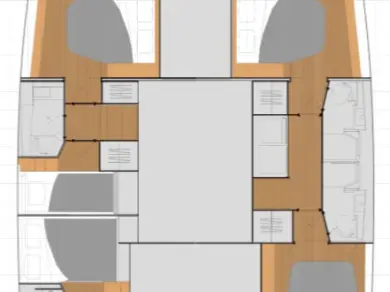 Alquiler Catamarán Fountaine Pajot con o sin  título de navegación